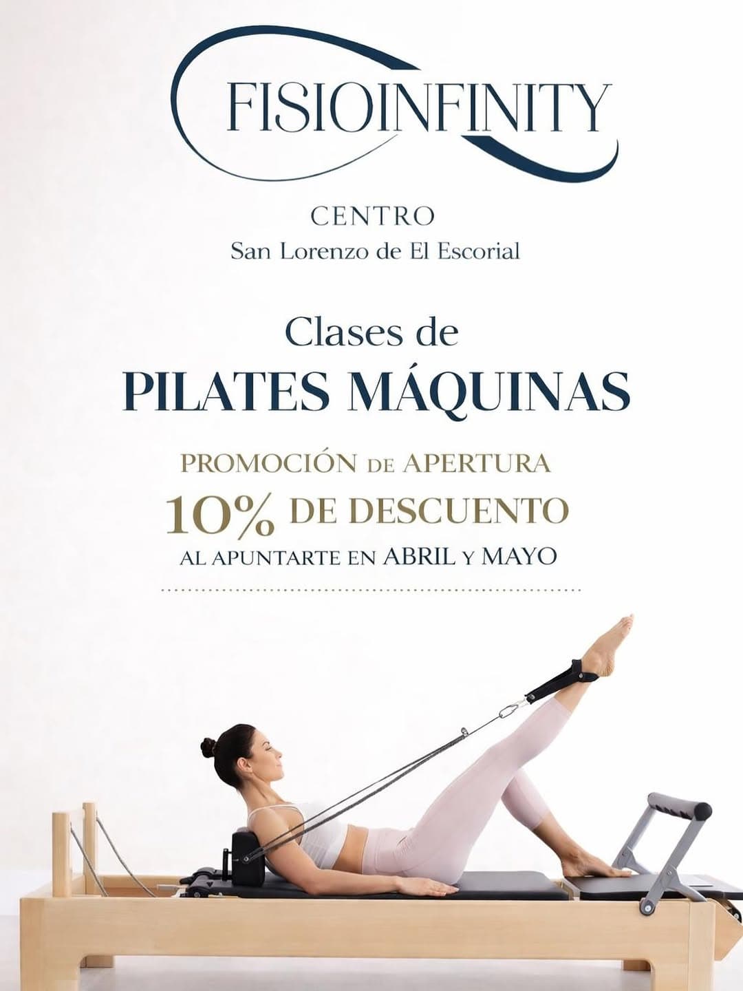 📢 Promo Pilates Reformer: 10% de descuento por tiempo limitado. ¡Es el momento de probarlo!