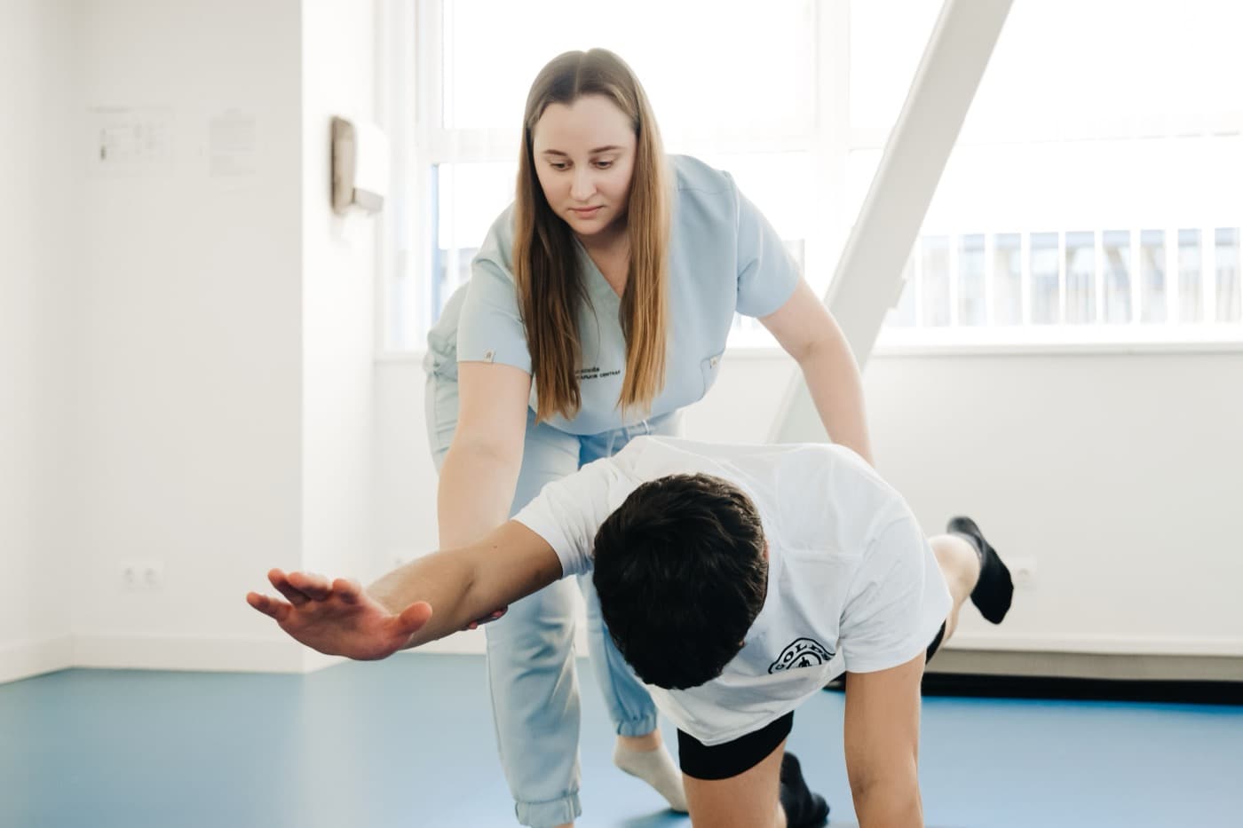 Sesión de entrenamiento personal en Fisio Infinity
